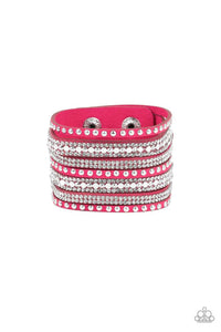 Paparazzi Bracelet - All Hustle and Hairspray - Pink