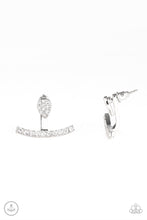 Load image into Gallery viewer, Paparazzi Earring -Glowing Glimmer - White