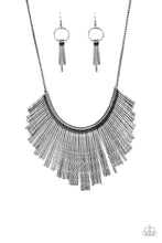 Load image into Gallery viewer, Paparazzi Necklace - Metallic Mane - Black