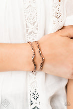 Load image into Gallery viewer, Paparazzi Bracelet - Rustic Ruler - Copper