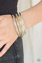 Load image into Gallery viewer, Paparazzi Bracelet - Hit The STACK - Silver