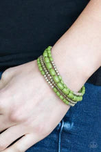 Load image into Gallery viewer, Paparazzi Bracelet - Meet and Mingle - Green

