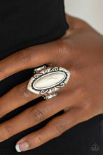 Load image into Gallery viewer, Paparazzi Ring - Santa Fe Serenity - White