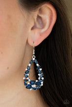 Load image into Gallery viewer, Paparazzi Earring - To BEDAZZLE, or Not To BEDAZZLE - Blue