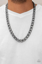 Load image into Gallery viewer, Paparazzi Necklace - Omega - Black Men's