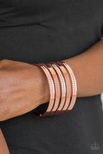 Load image into Gallery viewer, Paparazzi Bracelet - Big Time Shine - Copper
