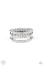 Load image into Gallery viewer, Paparazzi Ring - Seeking Shimmer - White
