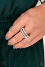 Load image into Gallery viewer, Paparazzi Ring - Seeking Shimmer - White