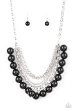 Load image into Gallery viewer, Paparazzi Necklace - One-Way WALL STREET - Black
