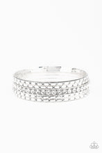 Load image into Gallery viewer, Paparazzi Bracelet - Glitzy Grunge - White