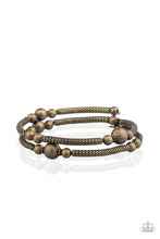 Load image into Gallery viewer, Paparazzi Bracelet - West End Wraparound - Brass