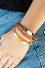 Load image into Gallery viewer, Paparazzi Bracelet - Beach Bounty - Orange
