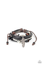 Load image into Gallery viewer, Paparazzi Bracelet - Mountain Bird - Black
