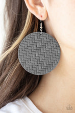 Load image into Gallery viewer, Paparazzi Earring - Plaited Plains - Silver