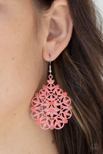 Load image into Gallery viewer, Paparazzi Earring - Floral Affair - Orange