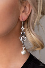 Load image into Gallery viewer, Paparazzi Earring - Elegantly Extravagant - White