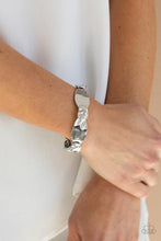 Load image into Gallery viewer, Paparazzi Bracelet - Absolutely Applique - Silver

