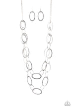 Load image into Gallery viewer, Paparazzi Necklace - Glimmer Goals - Silver