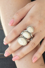 Load image into Gallery viewer, Paparazzi Ring -Rural Revolution - White