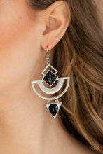 Load image into Gallery viewer, Paparazzi Earring - Geo Gypsy - Black