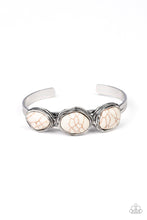 Load image into Gallery viewer, Paparazzi Bracelet - Stone Shop - White