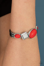 Load image into Gallery viewer, Paparazzi Bracelet - Abstract Appeal - Red
