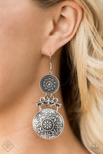 Load image into Gallery viewer, Paparazzi Earring - Garden Adventure - Silver