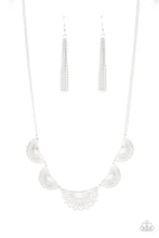 Load image into Gallery viewer, Paparazzi Necklace - Fanned Out Fashion - Silver