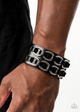 Load image into Gallery viewer, Paparazzi Bracelet - Throttle It Out  - Black