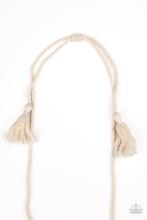Load image into Gallery viewer, Paparazzi Necklace - Macrame Mantra - White