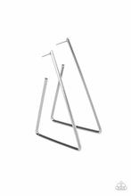 Load image into Gallery viewer, Paparazzi Earring -Go Ahead and TRI - Silver