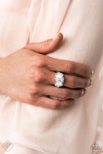 Load image into Gallery viewer, Paparazzi Ring - Sparkly State of Mind - White