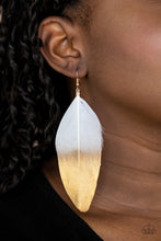 Load image into Gallery viewer, Paparazzi Earring - Fleek Feathers - White