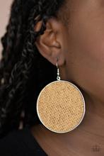 Load image into Gallery viewer, Paparazzi Earring -Wonderfully Woven - Brown