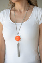 Load image into Gallery viewer, Paparazzi Necklace - Prismatically Polygon - Orange