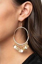 Load image into Gallery viewer, Paparazzi Earring - Speed of SPOTLIGHT - Gold