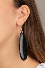 Load image into Gallery viewer, Paparazzi Earring -Tropical Ferry - Black