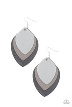 Load image into Gallery viewer, Paparazzi Earring -Light as a LEATHER - Black