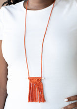 Load image into Gallery viewer, Paparazzi Necklace - Between You and MACRAME - Orange