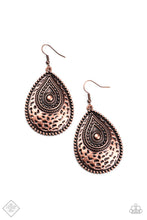 Load image into Gallery viewer, Paparazzi Earring - Rural Muse - Copper