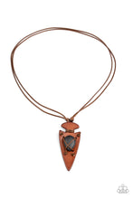 Load image into Gallery viewer, Paparazzi Necklace - Hold Your ARROWHEAD Up High - Black