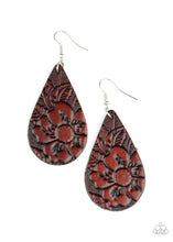 Load image into Gallery viewer, Paparazzi Earring -Beach Garden - Brown