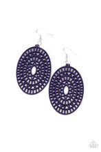 Load image into Gallery viewer, Paparazzi Earring - Tropical Retreat - Purple