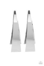Load image into Gallery viewer, Paparazzi Earring -Underestimated Edge - Silver