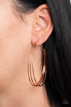 Load image into Gallery viewer, Paparazzi Earring -Rimmed Radiance - Copper