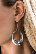 Load image into Gallery viewer, Paparazzi Earring - Tempest Texture - Silver