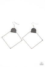 Load image into Gallery viewer, Paparazzi Earring -Friends of a LEATHER - Silver