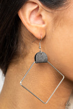 Load image into Gallery viewer, Paparazzi Earring -Friends of a LEATHER - Silver