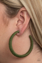Load image into Gallery viewer, Paparazzi Earring -TWINE and Dine - Green