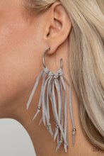Load image into Gallery viewer, Paparazzi Earring -No Place Like HOMESPUN - Silver